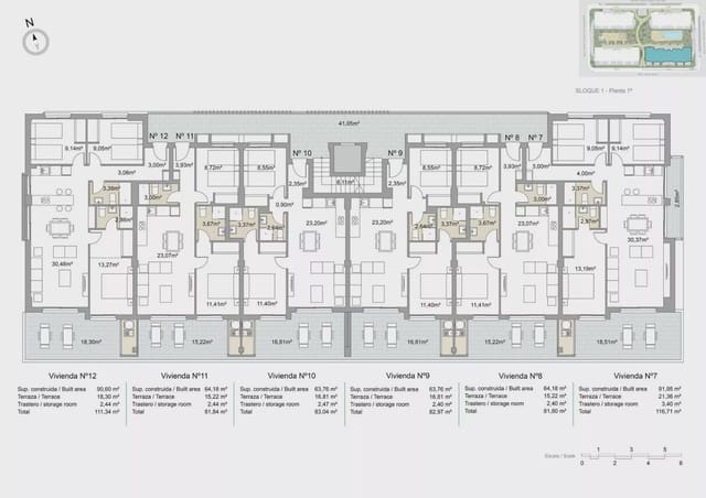 3 soveværelse Lejlighed til salg i Pilar de la Horadada ciudad, Pilar de la Horadada med swimmingpool garage - € 309.000 (Ref: 9271760)