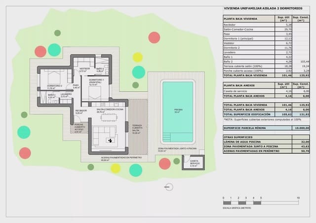 2 soverom Villa til salgs i Pinoso med svømmebasseng - € 369 000 (Ref: 9298862)