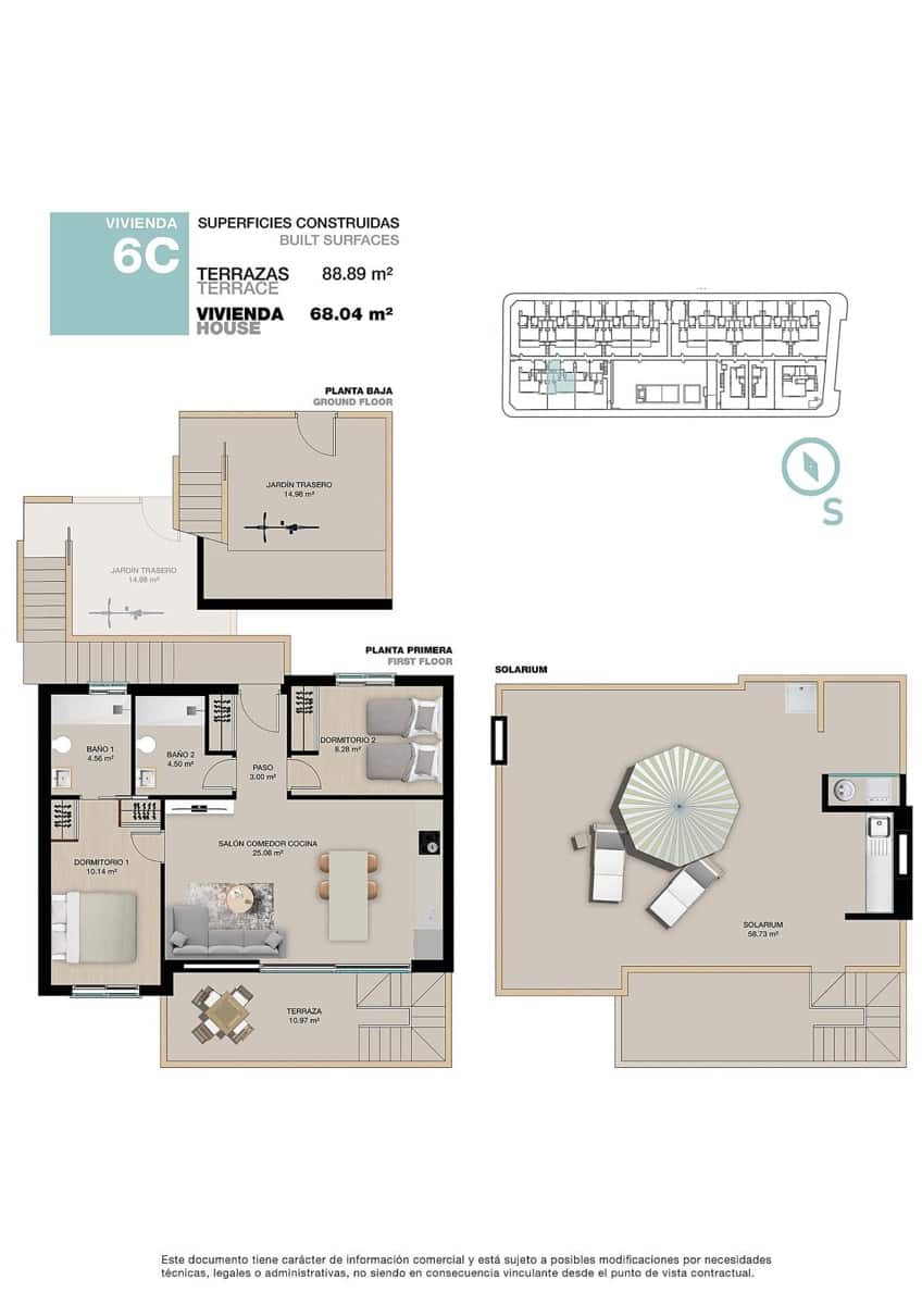2 soverom Bungalow til salgs i Torre de la Horadada med svømmebasseng garasje - € 385 000 (Ref: 9314648)