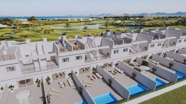 Adosado de 3 habitaciones en Las Lomas de Rame - Bahía Bella, Los Alcázares en venta con piscina - 377.000 € (Ref: 9356530)