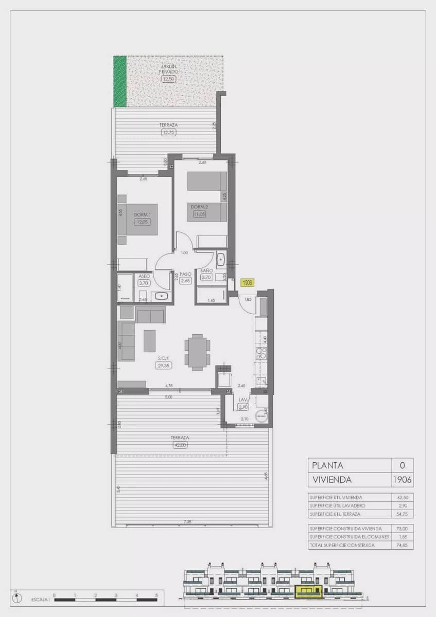 2 chambre Bungalow à vendre à Algorfa avec piscine - 299 000 € (Ref: 9360796)