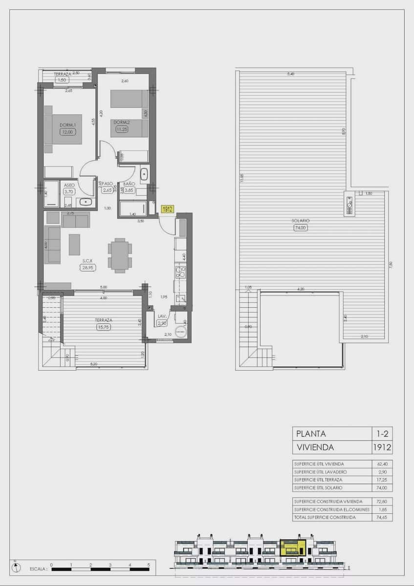 2 quarto Bungalow para venda em Algorfa com piscina - 325 000 € (Ref: 9360798)