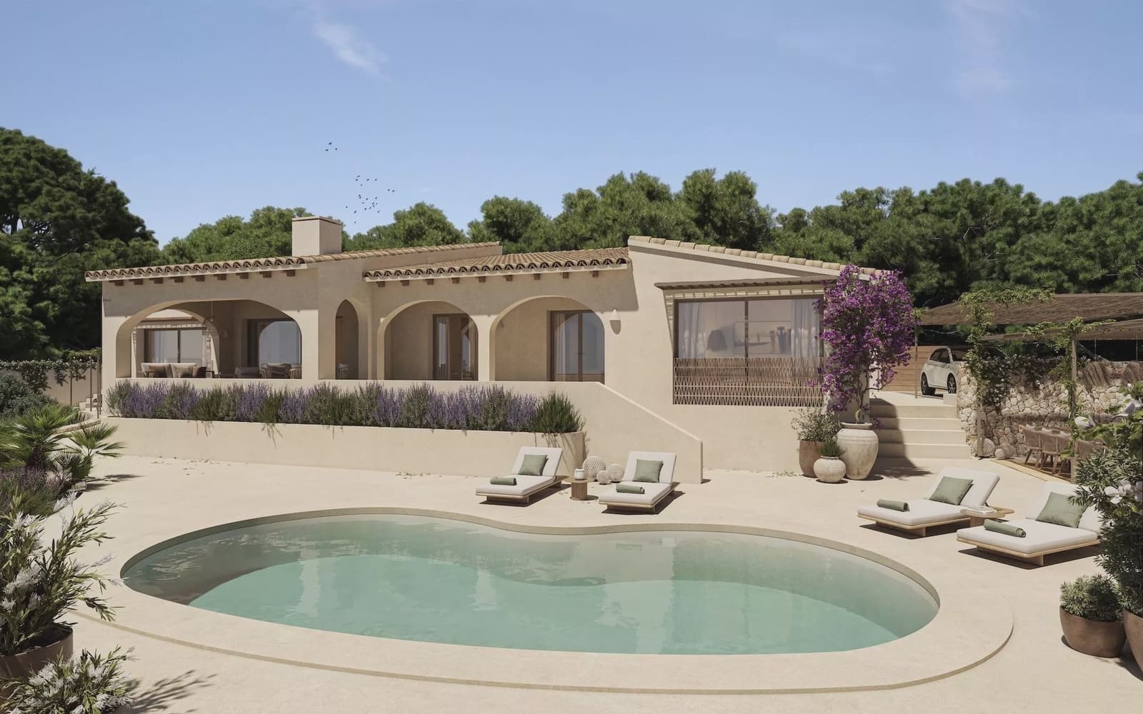 3 soveværelse Villa til salg i Benissa med swimmingpool - € 1.250.000 (Ref: 9360800)