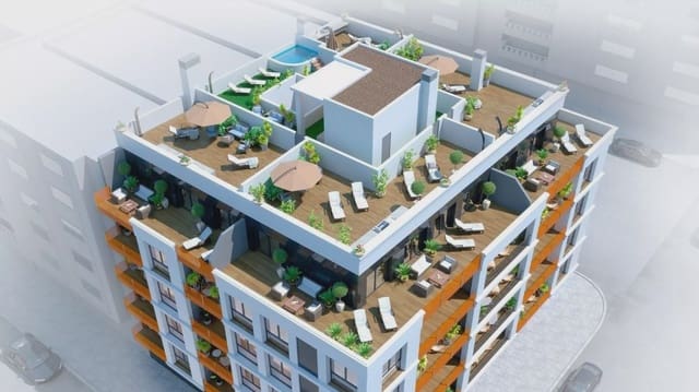 2 sypialnia Apartament na sprzedaż w Parque de las Naciones, Torrevieja z basenem - 349 000 € (Ref: 9377696)