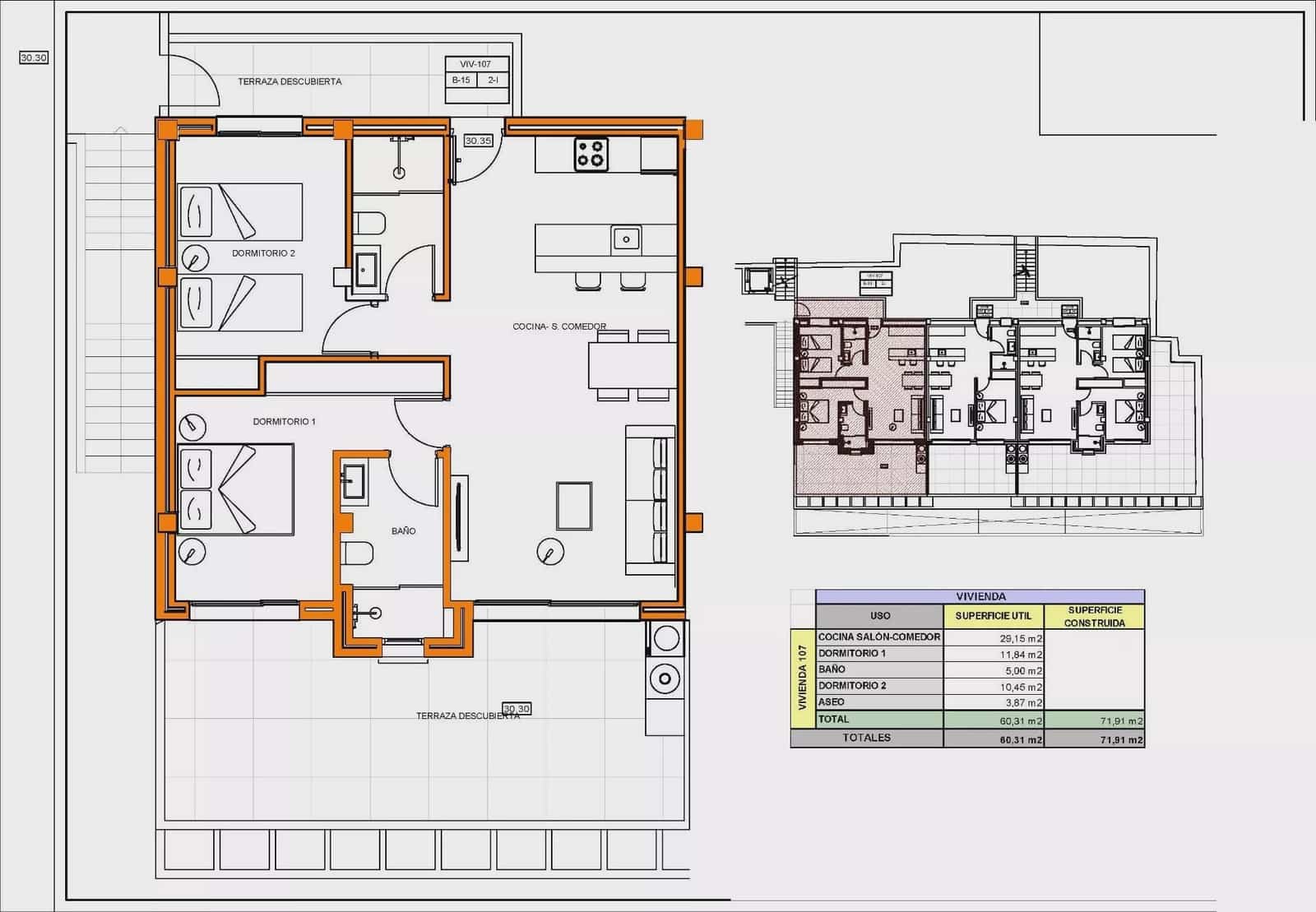 2 chambre Appartement à vendre à Xeresa avec piscine garage - 253 000 € (Ref: 9378394)