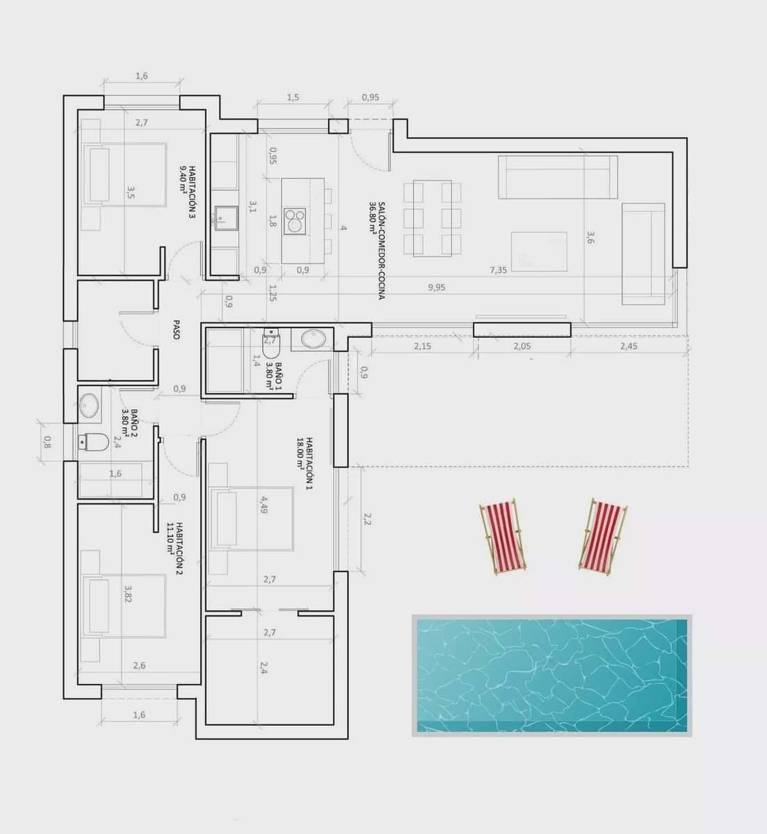 3 sypialnia Willa na sprzedaż w Hondon de las Nieves z basenem garażem - 418 900 € (Ref: 9387762)