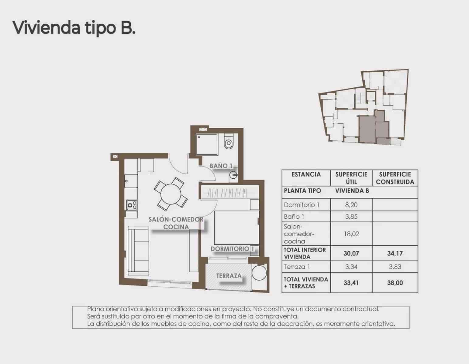 1 Zimmer Apartment zu verkaufen in Torrevieja mit Pool - 207.000 € (Ref: 9387763)