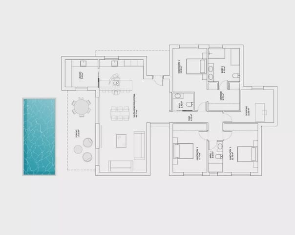 4 soverom Villa til salgs i Monforte del Cid med svømmebasseng - € 599 900 (Ref: 9387766)