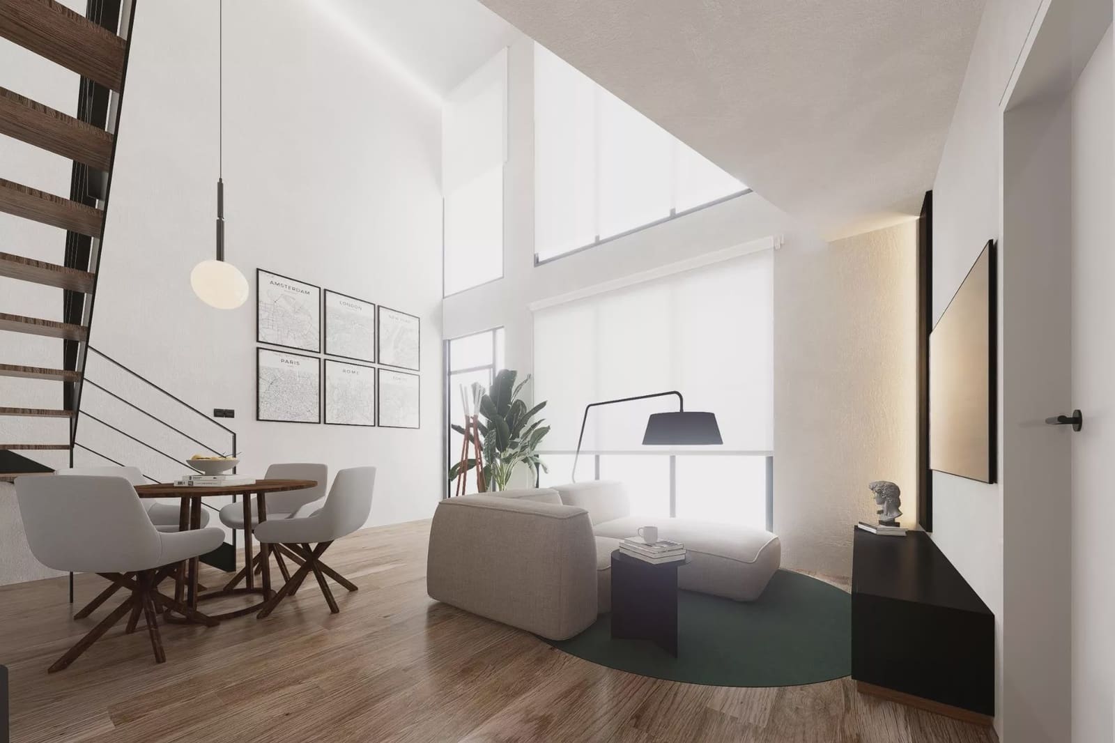 2 soveværelse Loft til salg i Alicante by med swimmingpool - € 319.900 (Ref: 9400733)