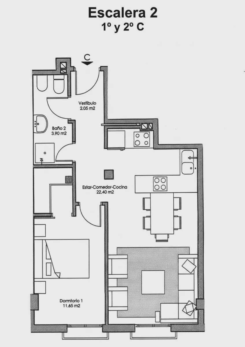 1 bedroom Apartment for sale in Avileses - € 82,000 (Ref: 9413902)