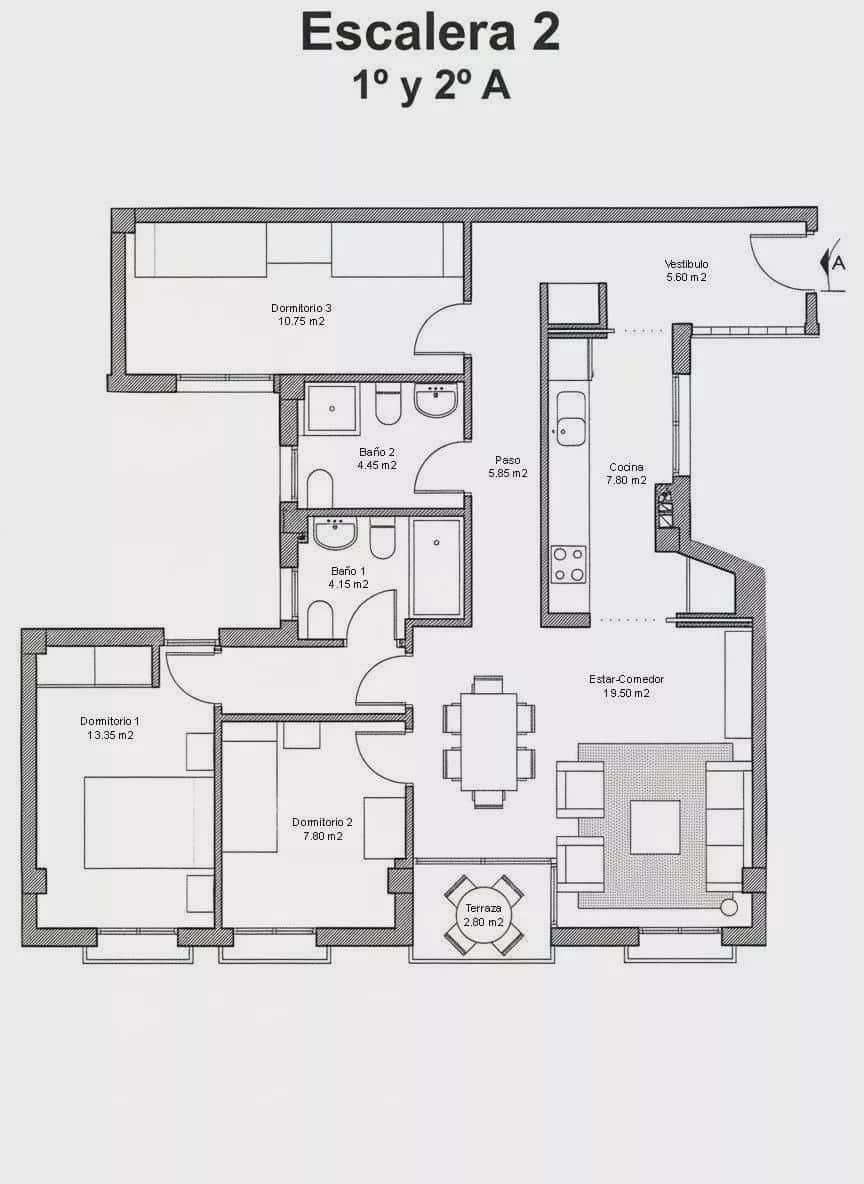 Apartamento de 3 habitaciones en Avileses en venta - 144.000 € (Ref: 9413904)