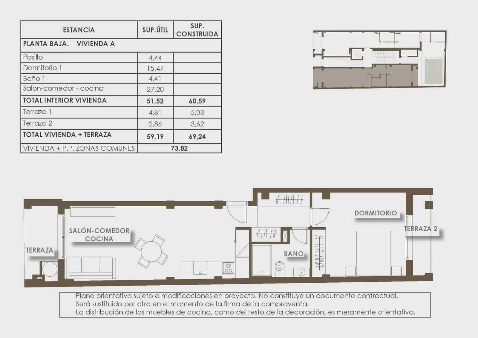 1 soverom Leilighet til salgs i Torrevieja med svømmebasseng - € 235 000 (Ref: 9422207)