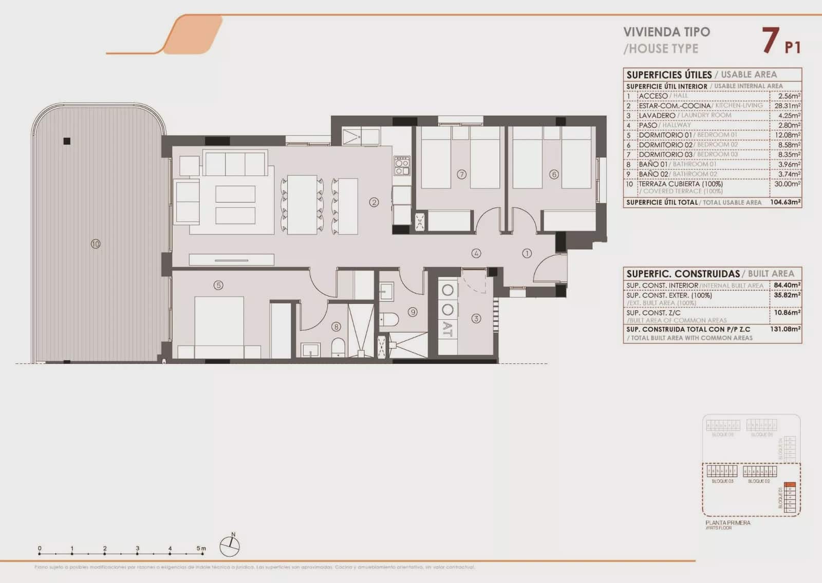 Apartamento de 3 habitaciones en Torrevieja en venta con piscina garaje - 335.000 € (Ref: 9437072)