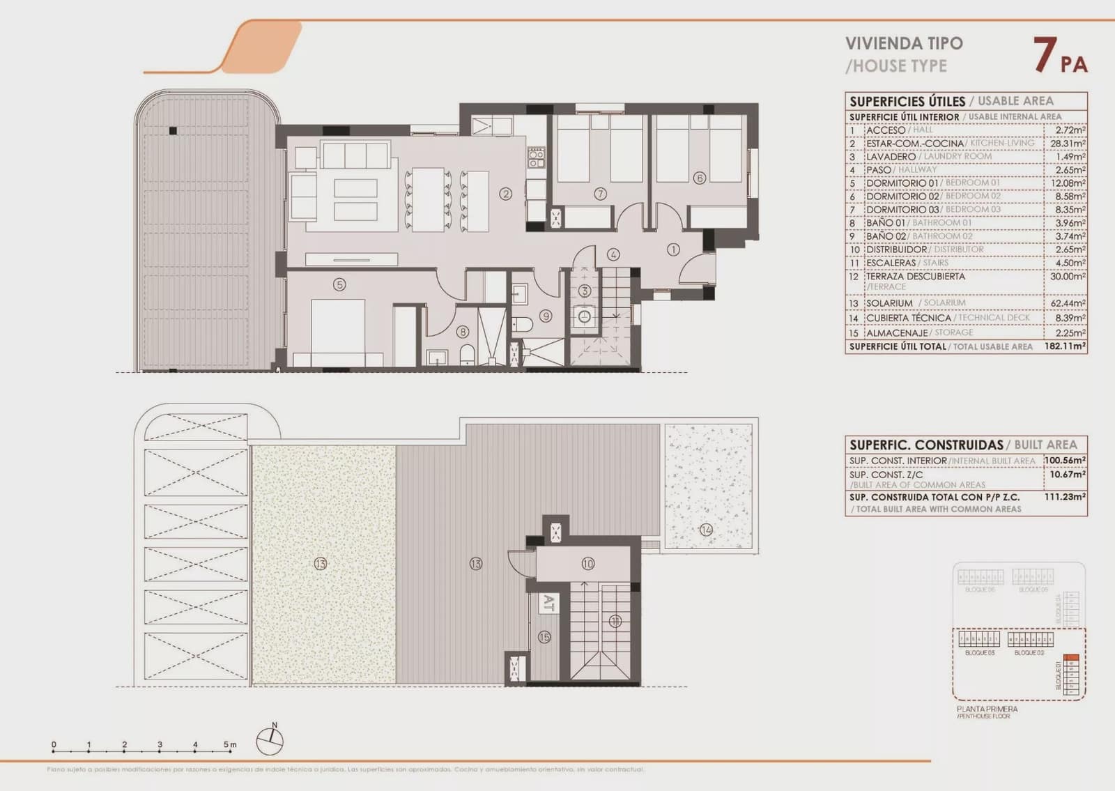 3 camera da letto Attico in vendita in Torrevieja con piscina garage - 415.000 € (Rif: 9437073)