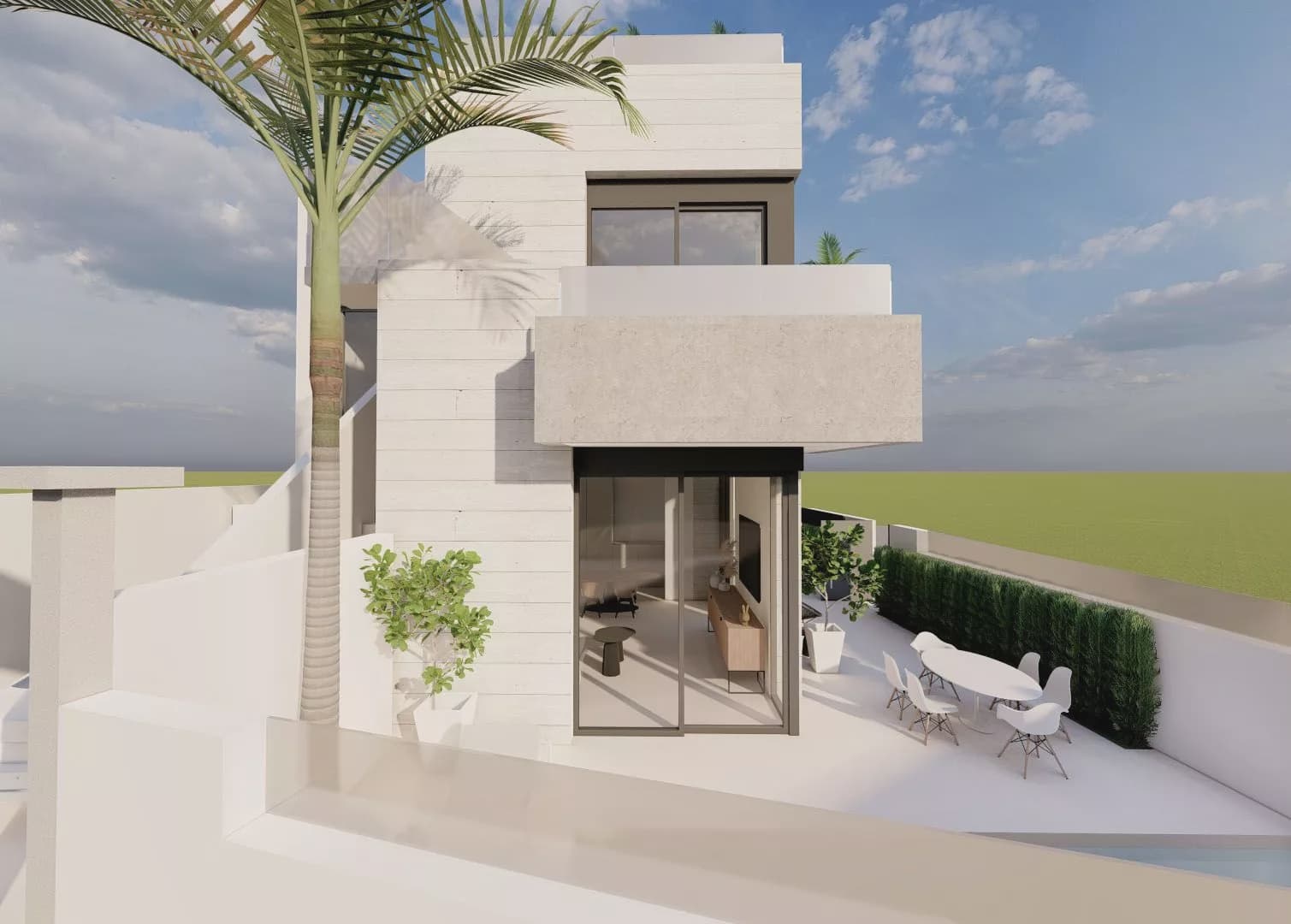 Bungalow de 2 habitaciones en Pilar de la Horadada en venta con piscina garaje - 359.000 € (Ref: 9437078)