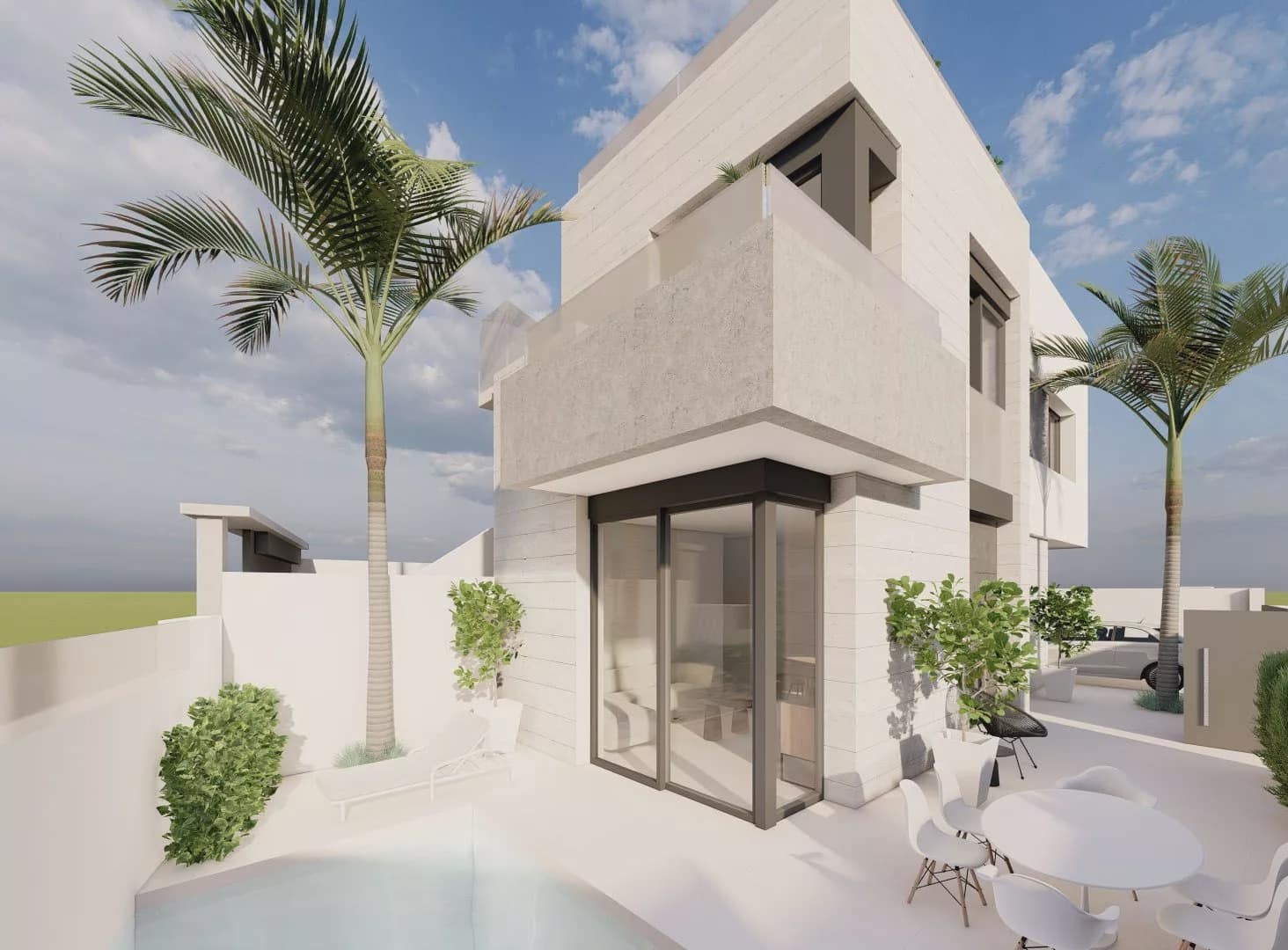 Bungalow de 2 habitaciones en Pilar de la Horadada en venta con piscina garaje - 359.000 € (Ref: 9437078)