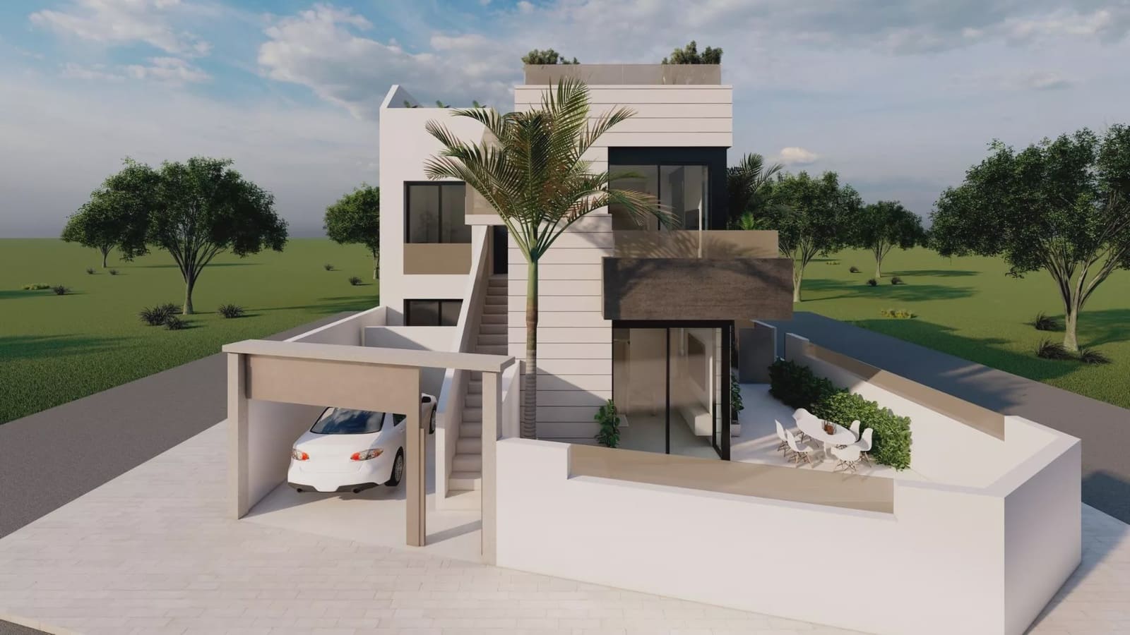 Bungalow de 2 habitaciones en Pilar de la Horadada en venta con piscina garaje - 359.000 € (Ref: 9437078)