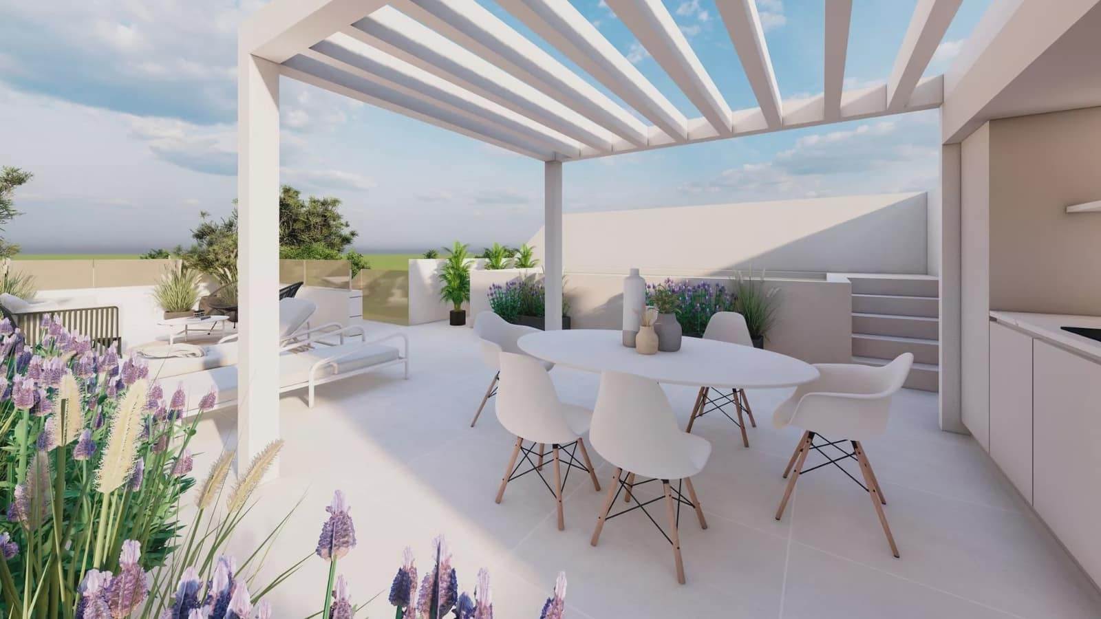 Bungalow de 2 habitaciones en Pilar de la Horadada en venta con piscina garaje - 359.000 € (Ref: 9437078)