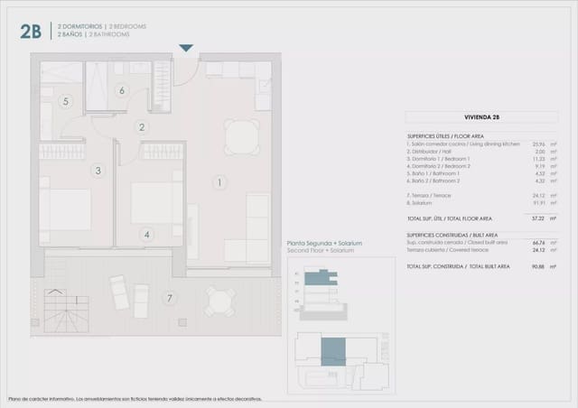2 camera da letto Appartamento in vendita in Benijófar con piscina garage - 410.000 € (Rif: 9452964)
