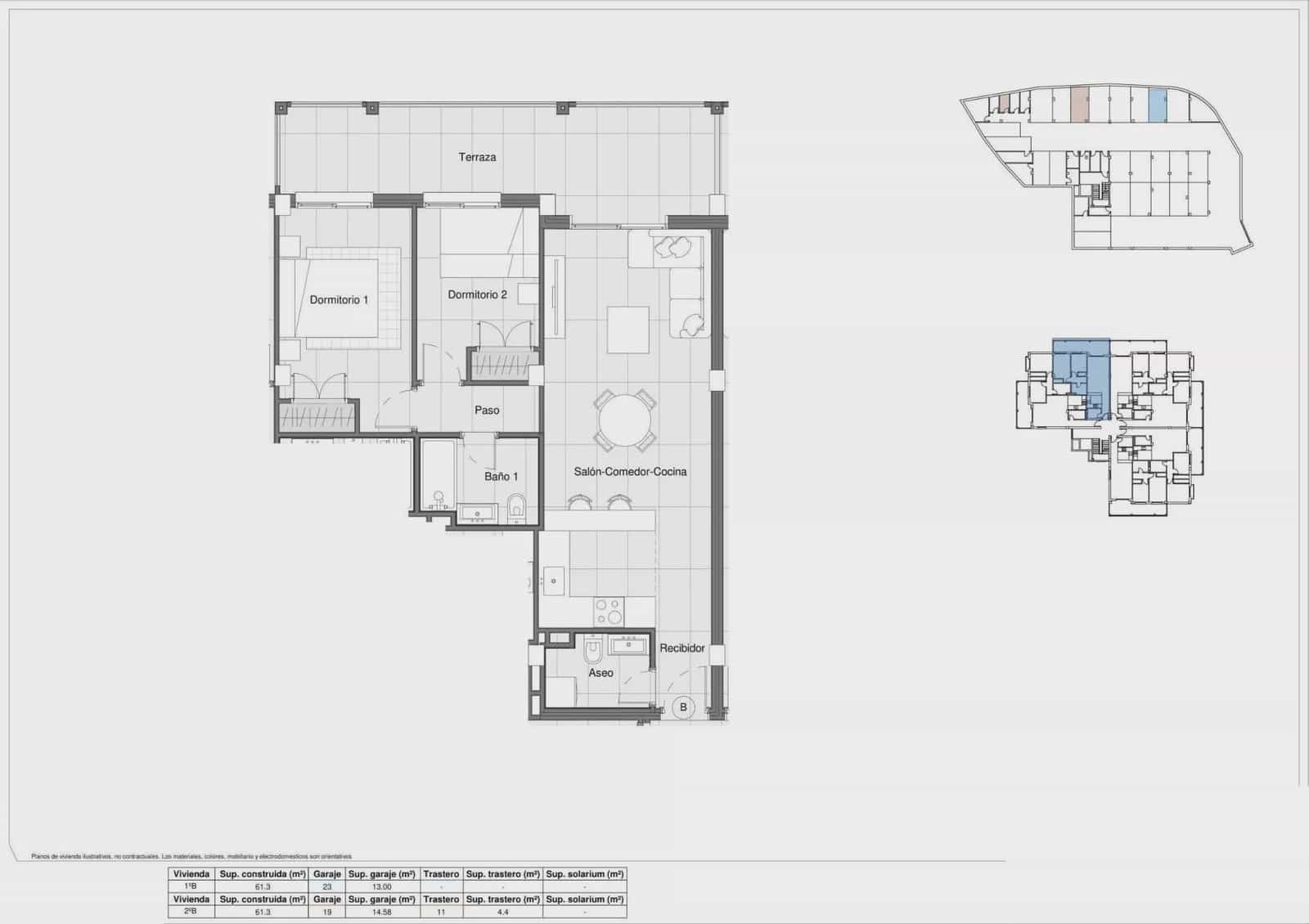 2 Zimmer Apartment zu verkaufen in Bigastro mit Pool Garage - 179.900 € (Ref: 9460622)
