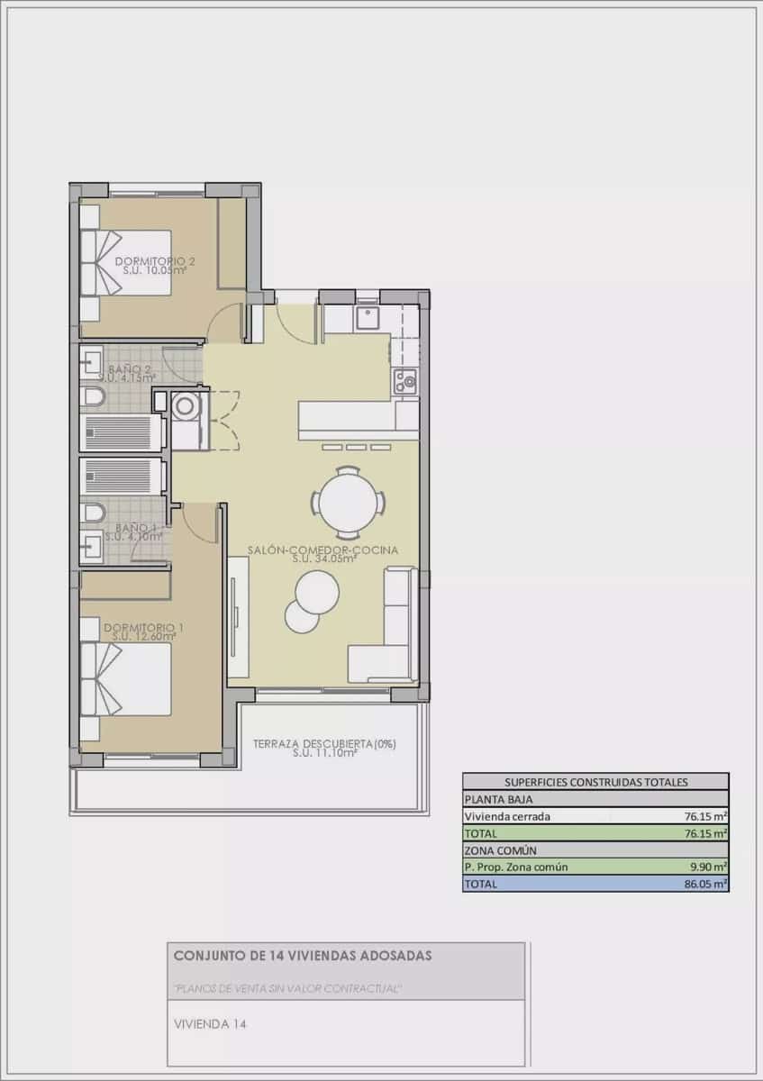 2 bedroom Apartment for sale in Rojales with garage - € 285,900 (Ref: 9468303)