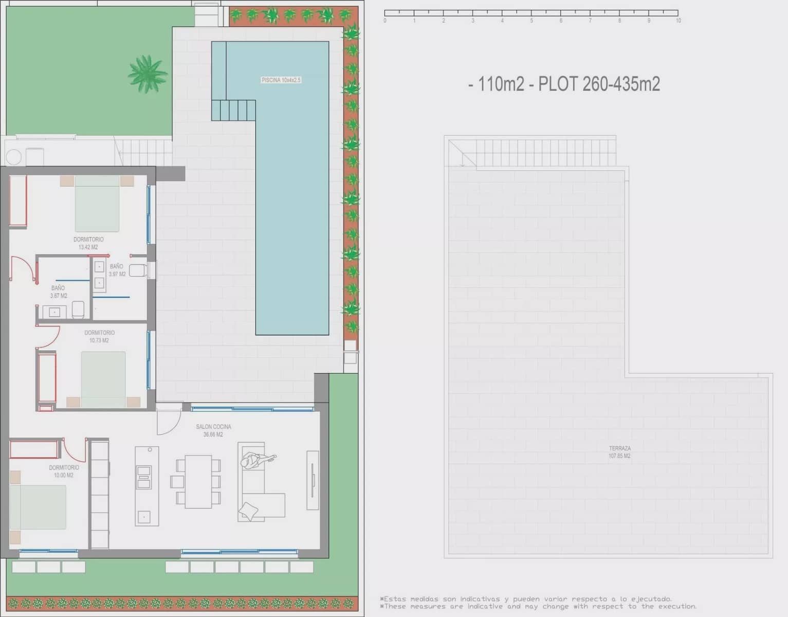 3 sypialnia Willa na sprzedaż w San Javier z basenem garażem - 621 500 € (Ref: 9496479)