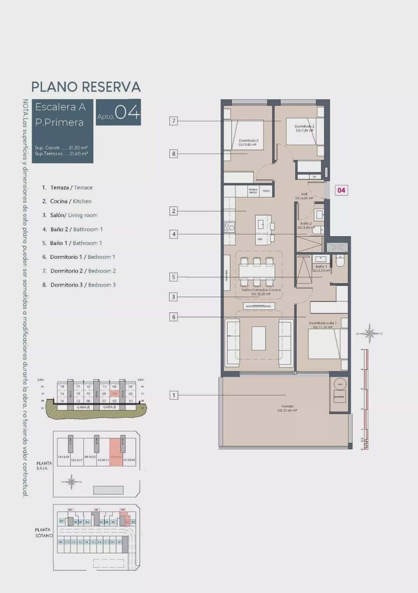 3 quarto Apartamento para venda em Benijofar com piscina garagem - 349 900 € (Ref: 9502125)