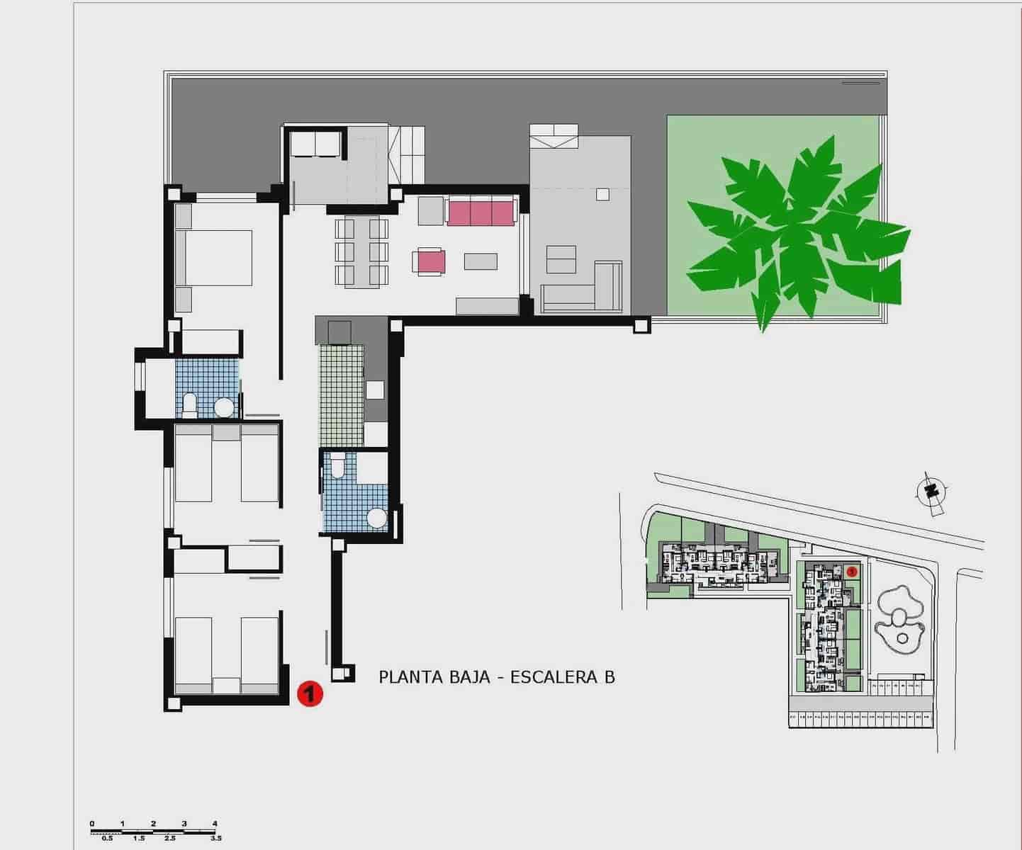 3 soverom Leilighet til salgs i Denia med svømmebasseng - € 449 000 (Ref: 9517890)