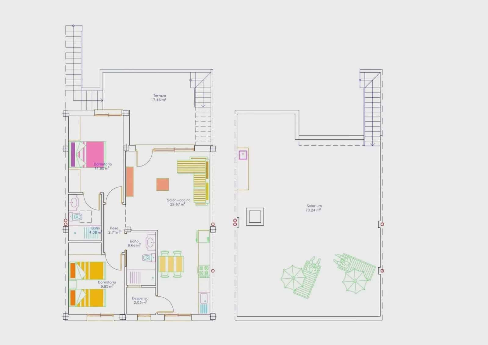 2 soveværelse Lejlighed til salg i San Javier med swimmingpool garage - € 272.900 (Ref: 9566569)