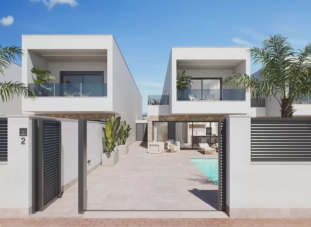 3 soveværelse Semi-Rækkehus til salg i San Pedro del Pinatar ciudad, San Pedro del Pinatar med swimmingpool garage - € 445.000 (Ref: 9570083)