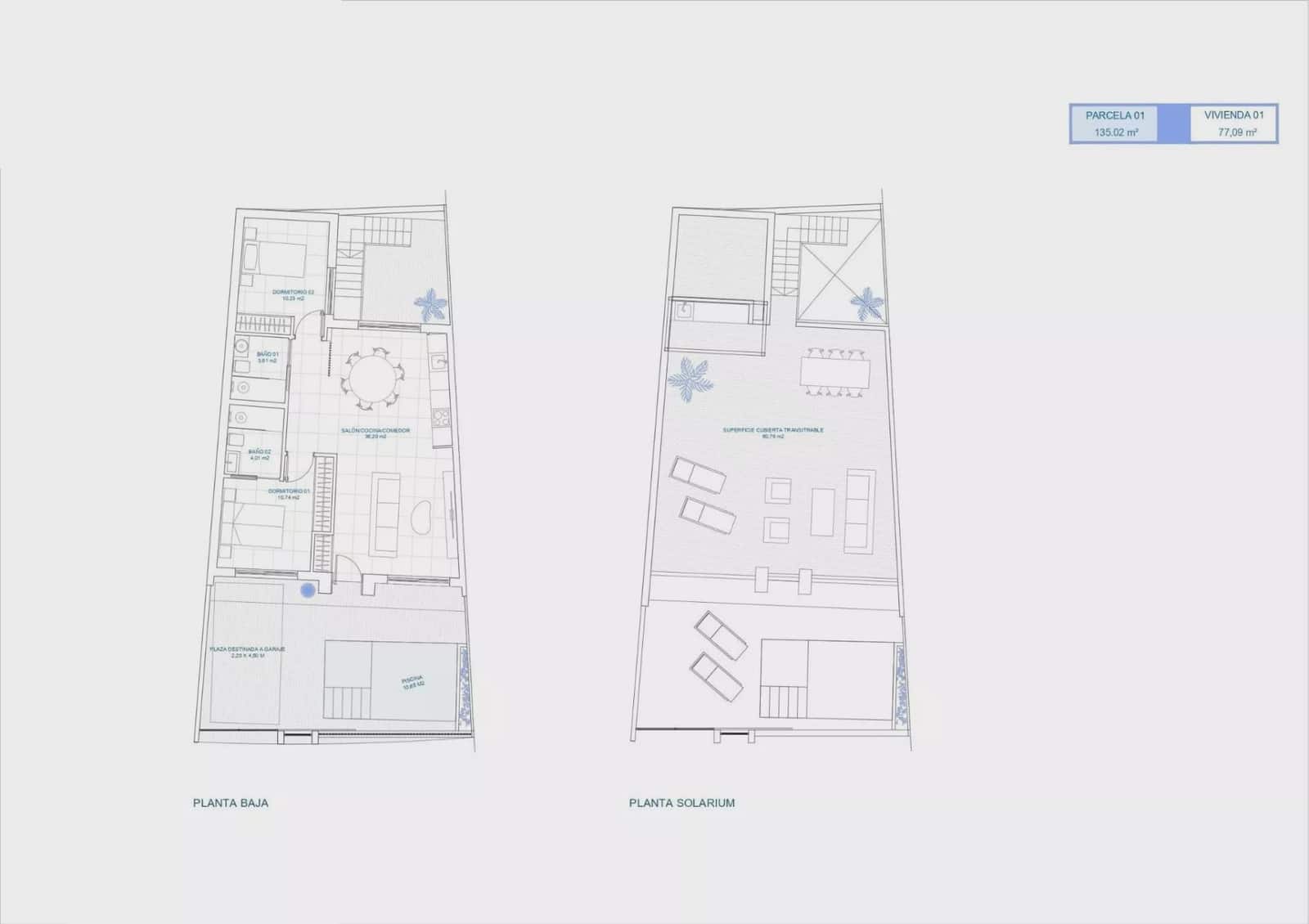 2 sovrum Hus till salu i Roldan med pool garage - 279 900 € (Ref: 9576537)
