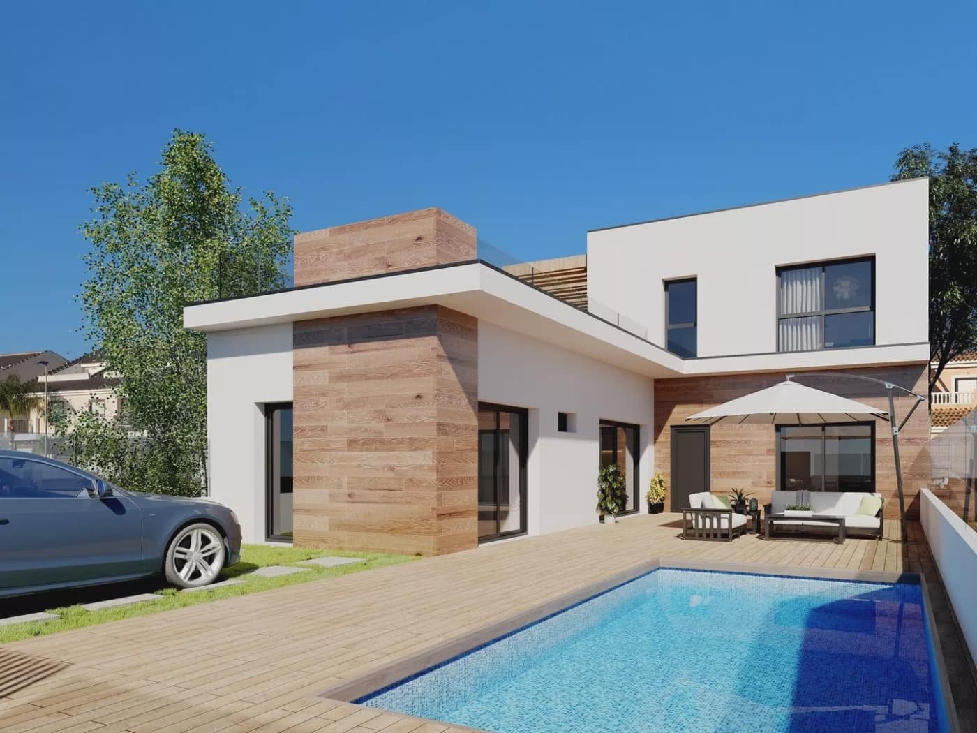 3 chambre Maison de Ville à vendre à San Javier avec piscine garage - 465 000 € (Ref: 9585016)