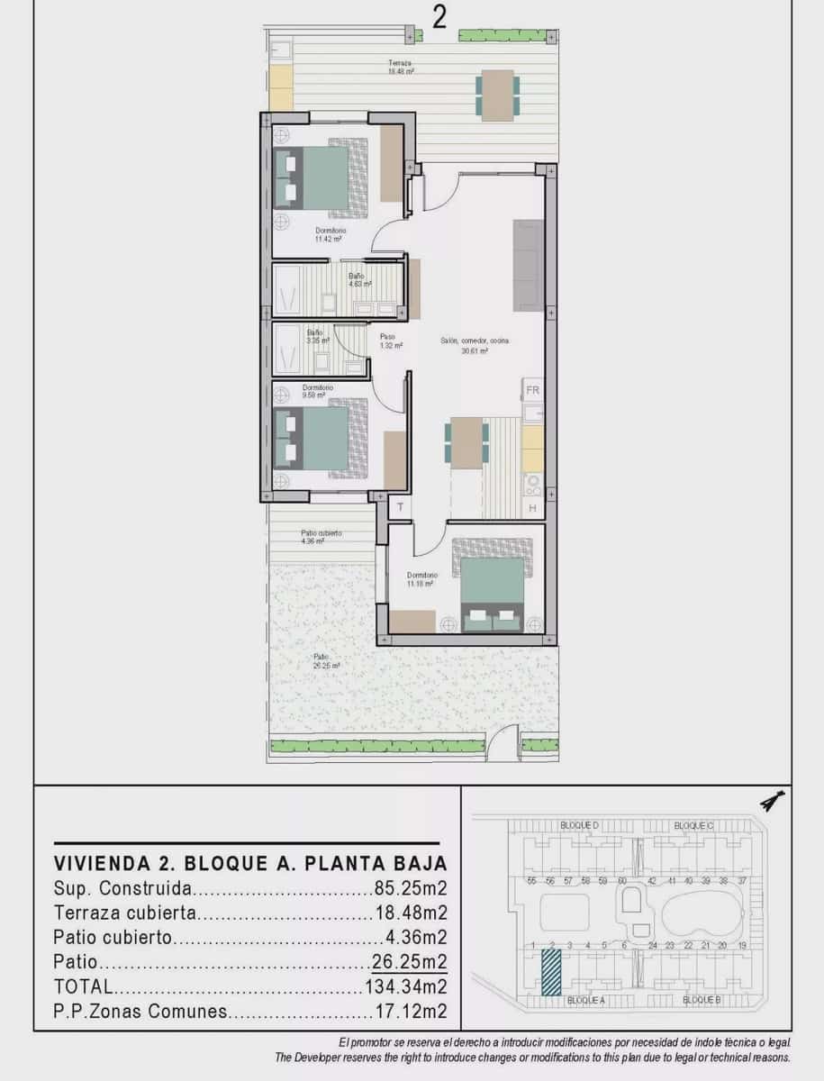 3 bedroom Apartment for sale in San Cayetano with pool garage - € 263,900 (Ref: 9588320)