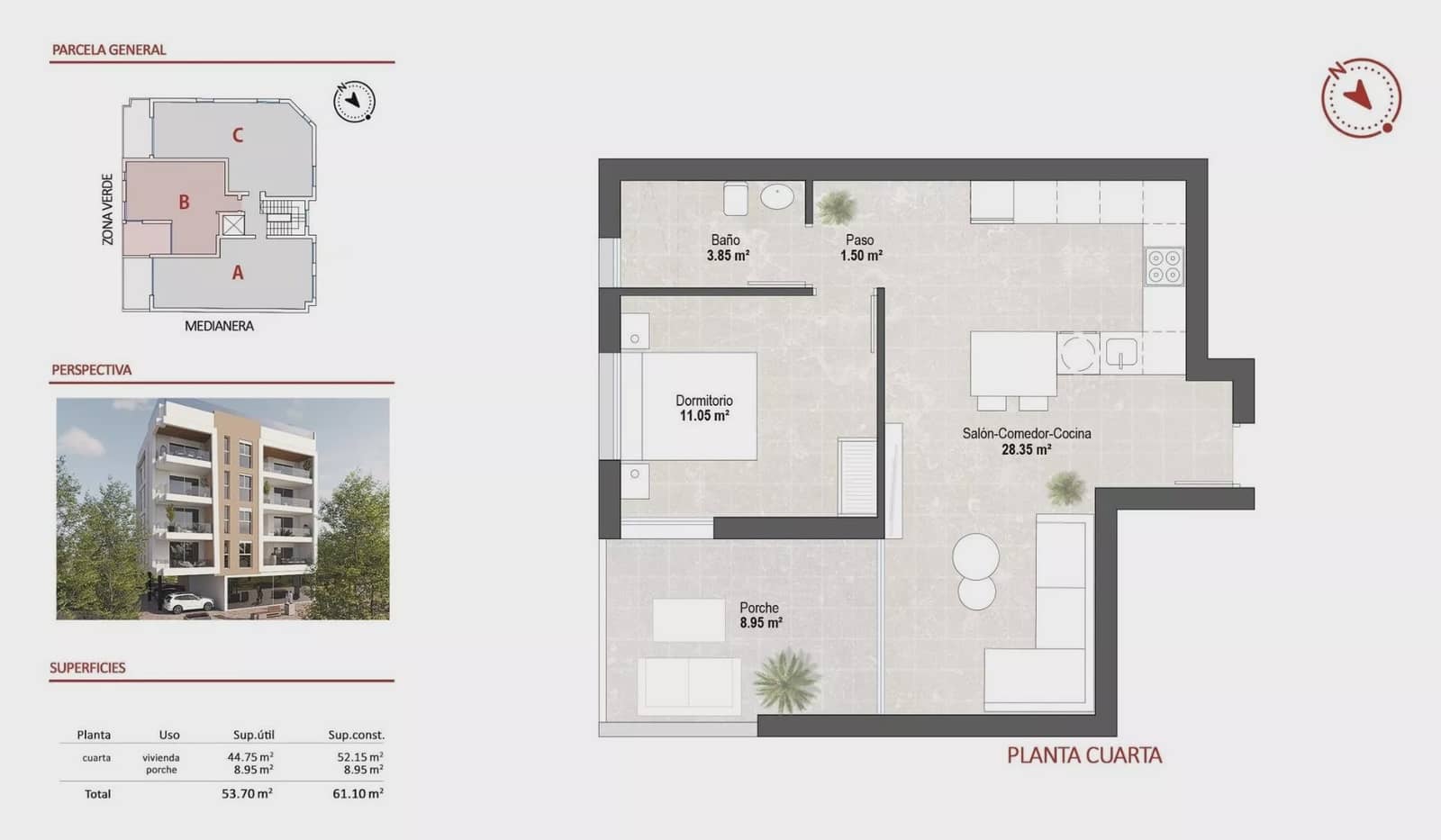 1 soveværelse Strandlejlighed til salg i Lo Pagan med swimmingpool - € 229.900 (Ref: 9600000)
