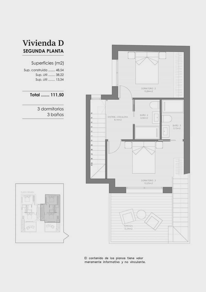 3 soveværelse Penthouse til salg i Benejuzar med garage - € 225.570 (Ref: 9600002)