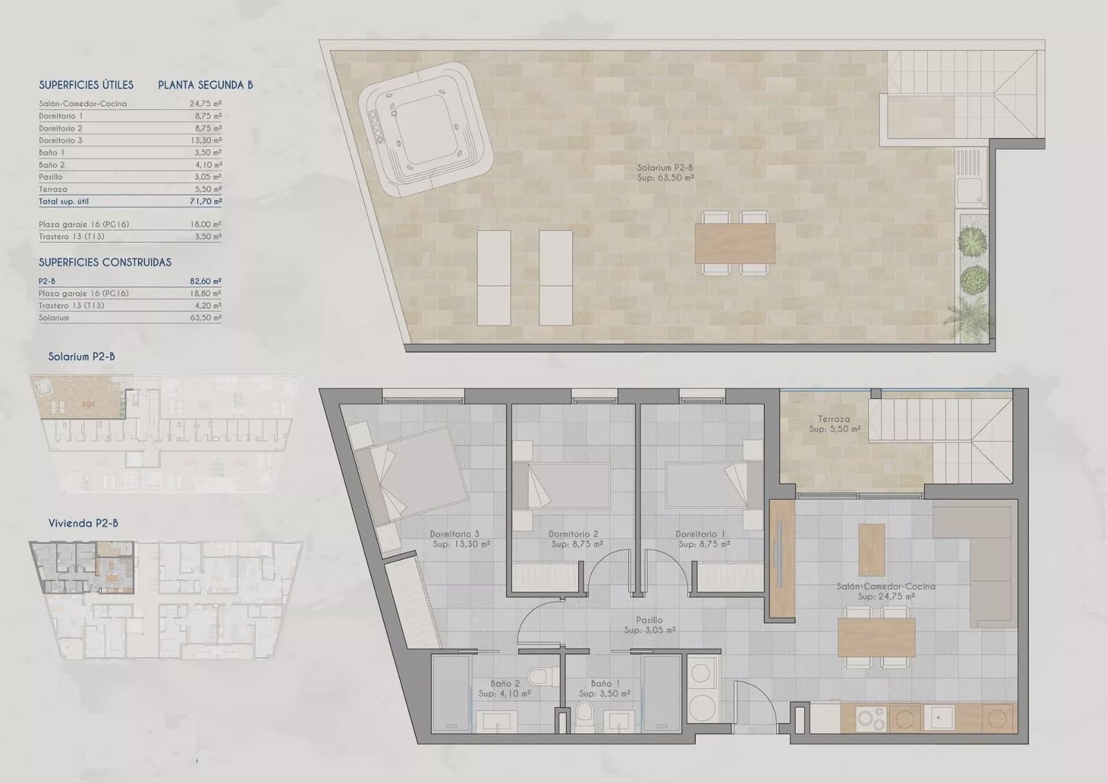 Apartamento de 3 habitaciones en Los Cuarteros en venta con piscina garaje - 345.000 € (Ref: 9656978)
