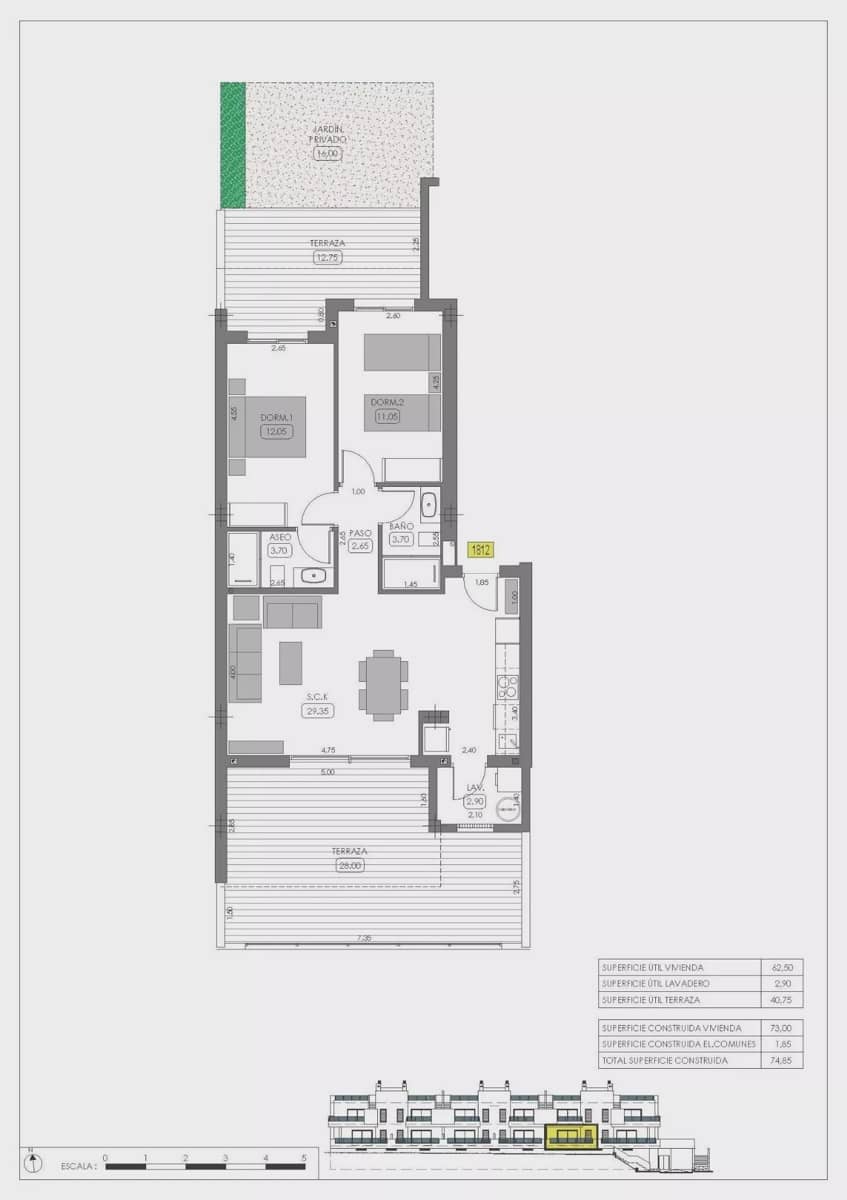 2 soverom Bungalow til salgs i Algorfa med svømmebasseng - € 299 000 (Ref: 9663261)