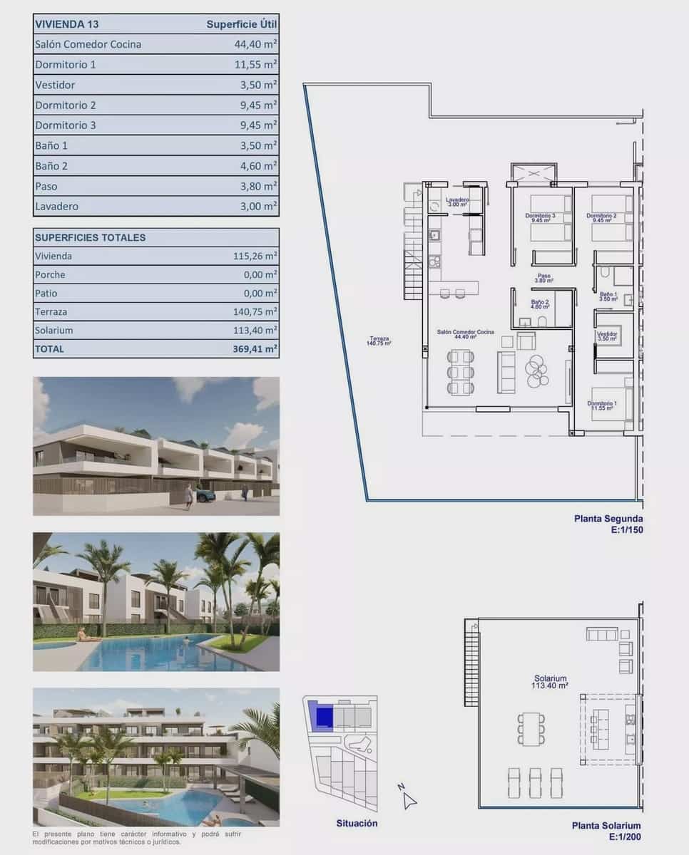 3 bedroom Apartment for sale in Pilar de la Horadada with pool - € 590,000 (Ref: 9663264)