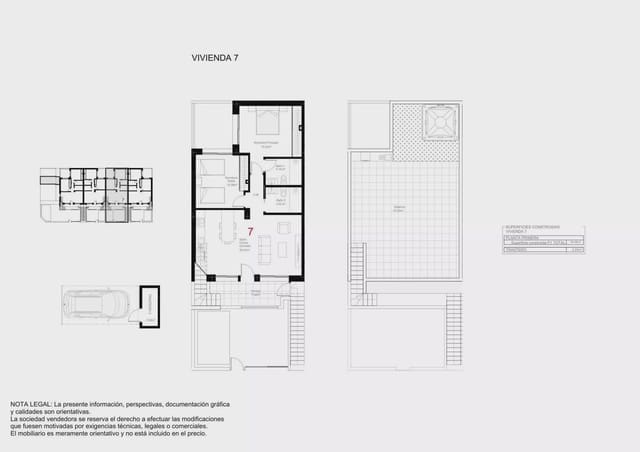 2 Zimmer Bungalow zu verkaufen in Los Peñascos - El Salero - Los Imbernones, San Pedro del Pinatar mit Garage - 319.900 € (Ref: 9679215)