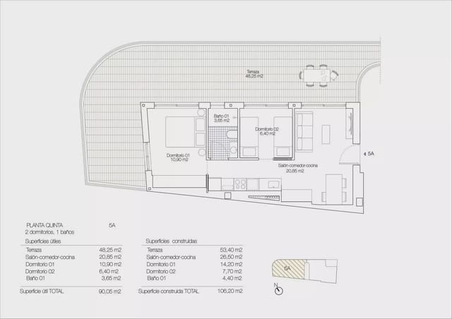 2 soverom Leilighet til salgs i Playa de los Locos, Torrevieja med svømmebasseng - € 459 000 (Ref: 9720716)