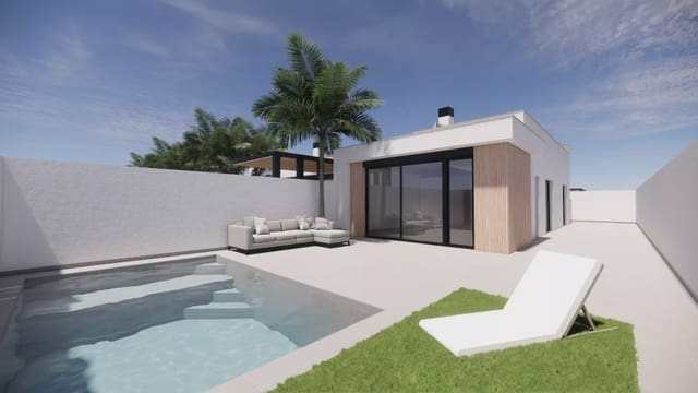 2 makuuhuone Huvila myytävänä paikassa Las Lomas de Rame - Bahía Bella, Los Alcázares mukana uima-altaan 
autotalli - 439 000 € (Ref: 9724998)