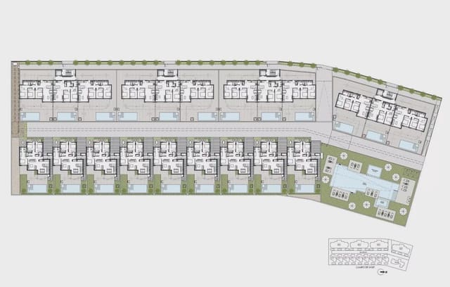 3 quarto Apartamento para venda em Las Lomas de Rame - Bahía Bella, Los Alcázares com piscina garagem - 599 000 € (Ref: 9727568)