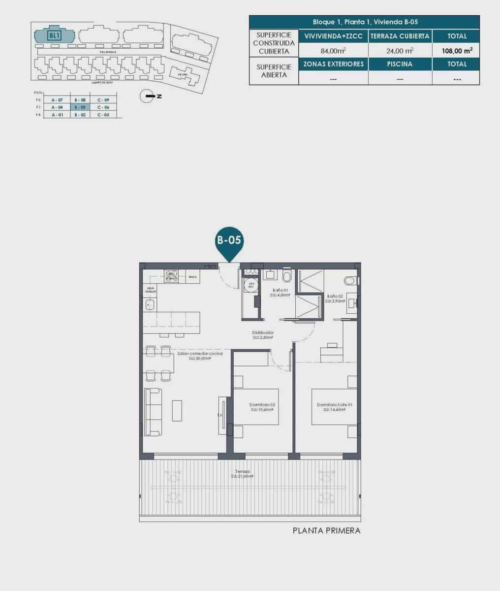 2 soveværelse Lejlighed til salg i Los Alcazares med swimmingpool garage - € 299.000 (Ref: 9727572)