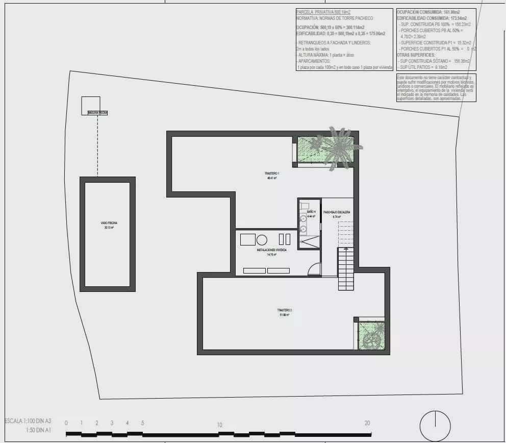 3 sypialnia Willa na sprzedaż w Torre-Pacheco z basenem - 1 613 000 € (Ref: 9743134)