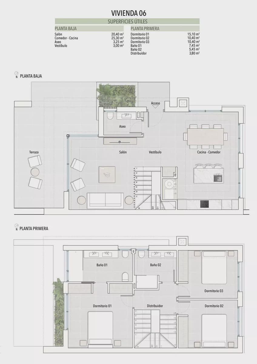 3 soveværelse Semi-Rækkehus til salg i Orihuela Costa med swimmingpool garage - € 559.000 (Ref: 9747326)