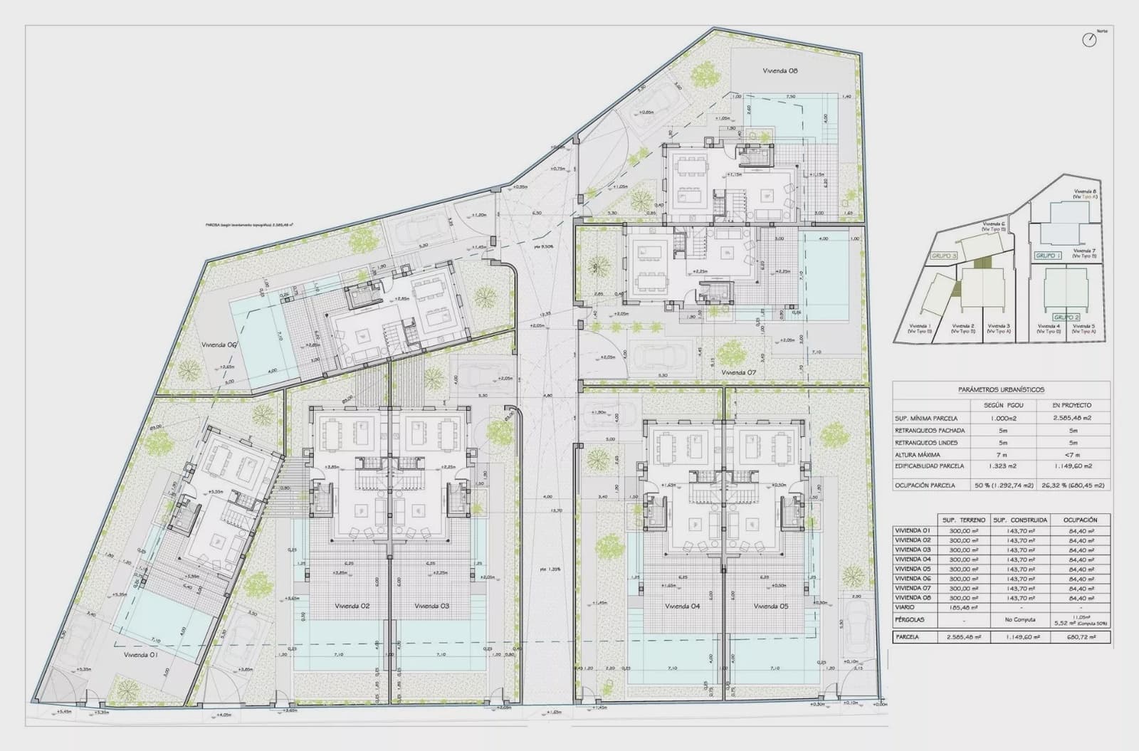 3 soveværelse Semi-Rækkehus til salg i Orihuela Costa med swimmingpool garage - € 559.000 (Ref: 9747326)