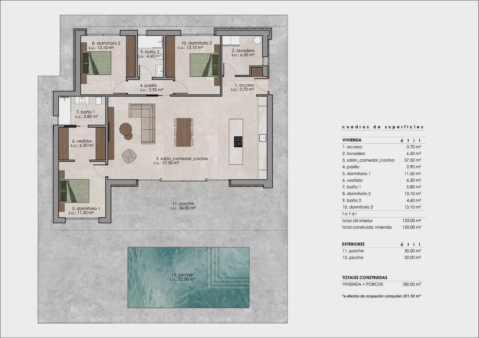 3 bedroom Villa for sale in Pinoso with pool - € 502,000 (Ref: 9753585)