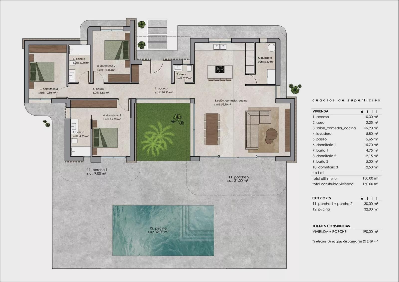 3 bedroom Villa for sale in Pinoso with pool - € 530,000 (Ref: 9753586)