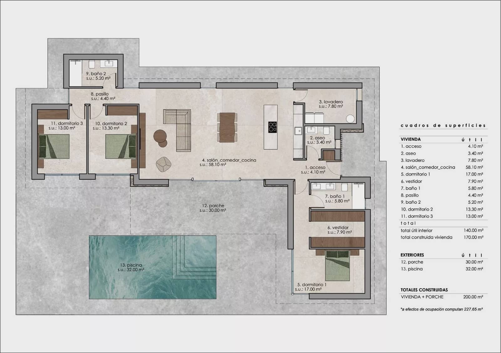 3 bedroom Villa for sale in Pinoso with pool - € 550,000 (Ref: 9753587)