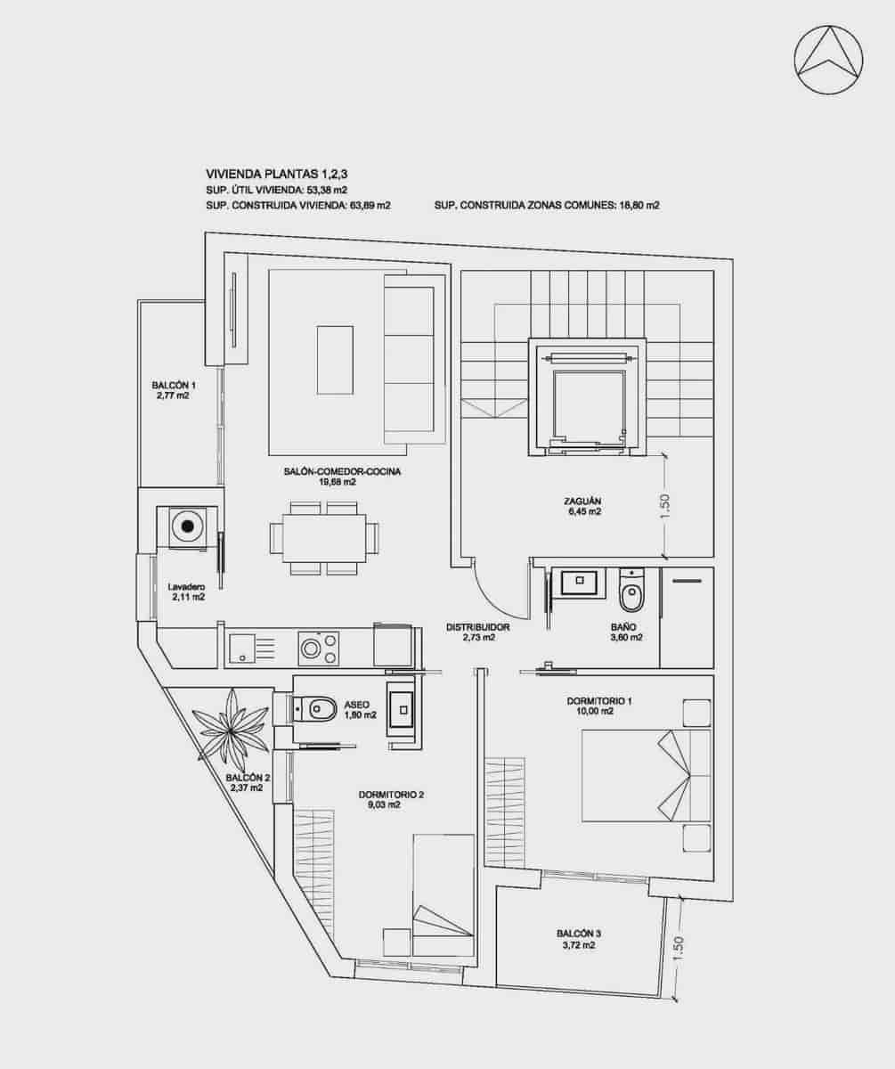 2 bedroom Apartment for sale in Bigastro - € 176,000 (Ref: 9753588)